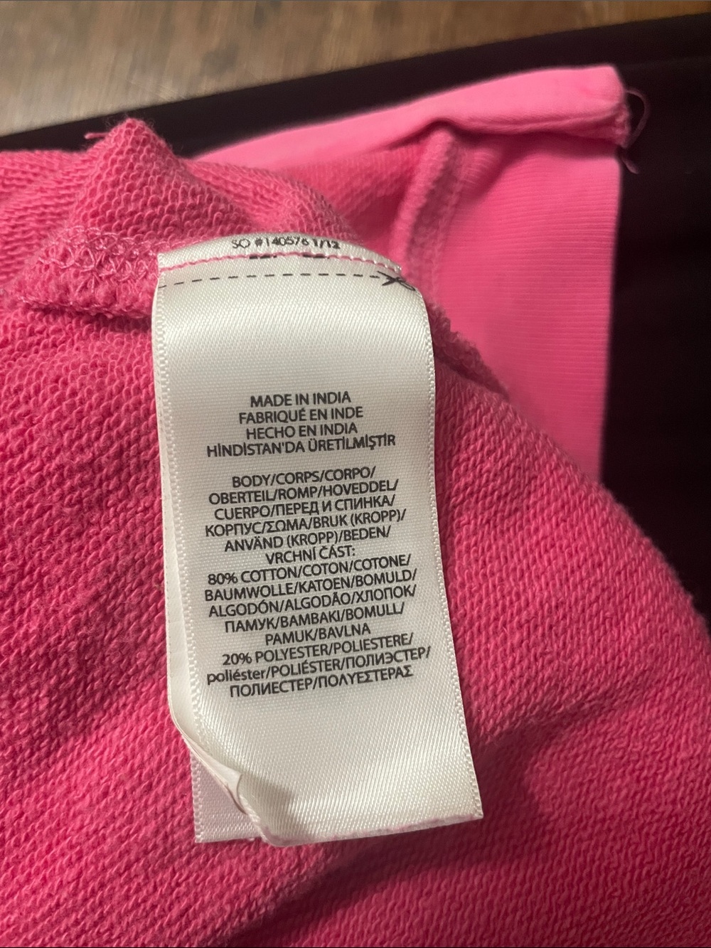 Ralph Lauren Polo Baby Girl Pink Zip Up Sweater 9M - Picture 6 of 6